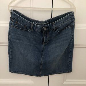 eddie bauer denim skirt